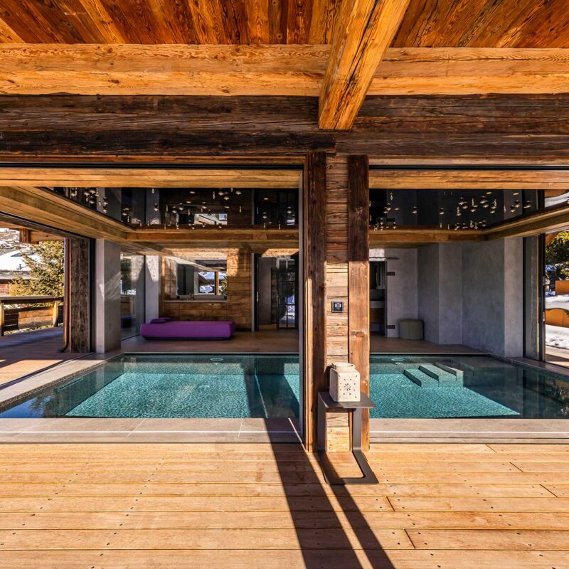 Moderne Chalet-Architektur - Leben ohne Schranken - Verbier